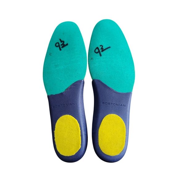 Bostonian Brown Leather Cap Toe Dress Shoes Men's Size 9.5 Preppy Vintage - Picture 10 of 15